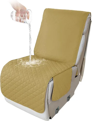 Vista 54 de HDCAXKJ Fundas de sofá seccional reclinable 100% impermeable, forma de L, funda de sofá reclinable lavable acolchada suave para mascotas, perro