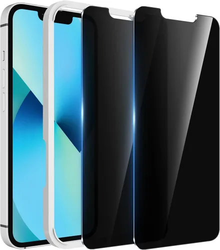 Vista 13 de WHPXJY Paquete de 2 protectores de pantalla de privacidad para iPhone 11 Pro Max y iPhone Xs Max, anti-espía, inastillable, película de vidrio