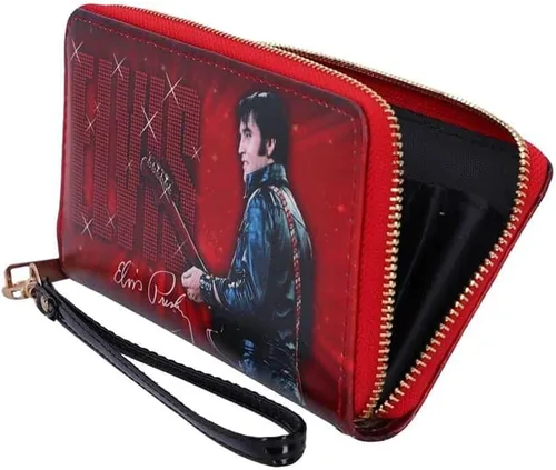 Vista 2 de Nemesis Now Elvis 68 Performance Red - Bolso para mujer, 7.5 in