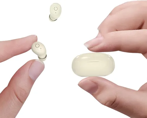 Vista 9 de Xmenha Mini Micro Tiny - Auriculares invisibles inalámbricos Bluetooth invisibles, auriculares más pequeños, extrapequeños, ocultos, discretos