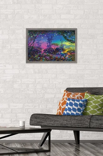 Vista 2 de Trends International Danny Flynn - Riverside Wall Poster, 22.4L x 14.7W, Barnwood Framed Version Versión enmarcada Barnwood