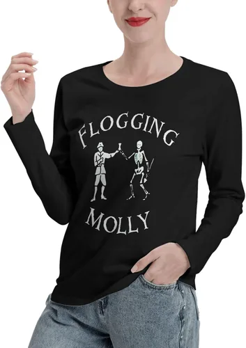 Vista 2 de Women's Fall Long Sleeve T-Shirt Womens Fashion Shirts Top Crewneck T-Shirts Outfit