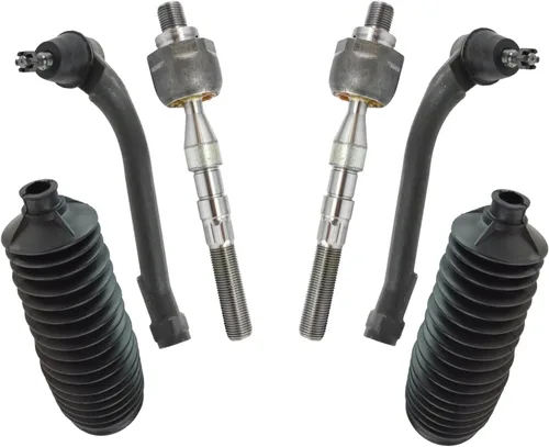 Vista 197 de TRQ Kit de dirección delantera con barra de acoplamiento de fuelle de piñón y cremallera compatible con Toyota Echo 2000-2005