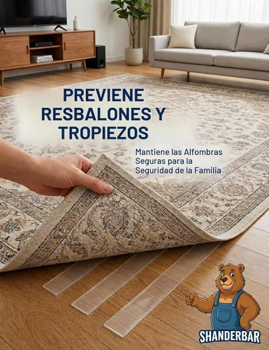 Vista 4 de Cinta nano de doble cara resistente, cinta de montaje transparente extraíble de 9.8 pies para paredes, alfombras, alfombras y bricolaje, cinta