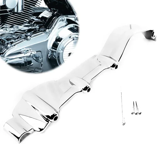 Vista 3 de Cubiertas primarias interiores cromadas para Harley Touring Street Glide Road King FLHX FLH/T 2009-2016