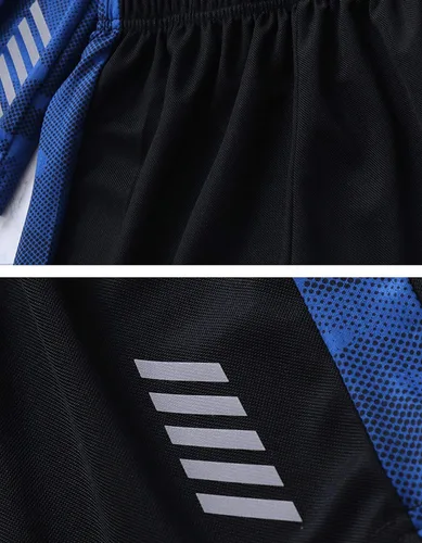 Vista 4 de Jellyuu Conjunto de ropa de verano para niños Conjunto de ropa de camuflaje de manga corta camiseta+pantalones cortos ropa deportiva 3-13 años
