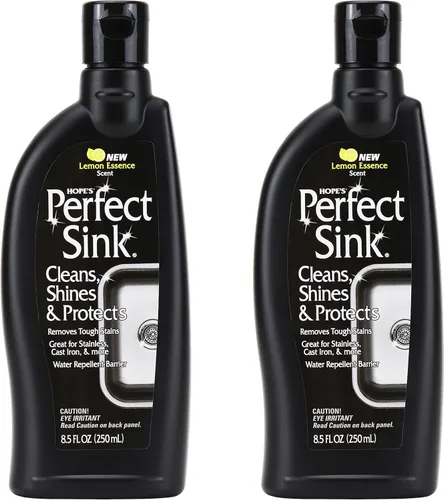 Vista 15 de HOPE'S Limpiador y Pulidor Perfecto para Fregaderos, Restaurador, Repelente al Agua, Elimina Manchas, Ideal para Acero Inoxidable Cepillado, Hierro