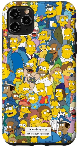Vista 13 de The Simpsons Springfield Characters Print - Carcasa para iPhone 17