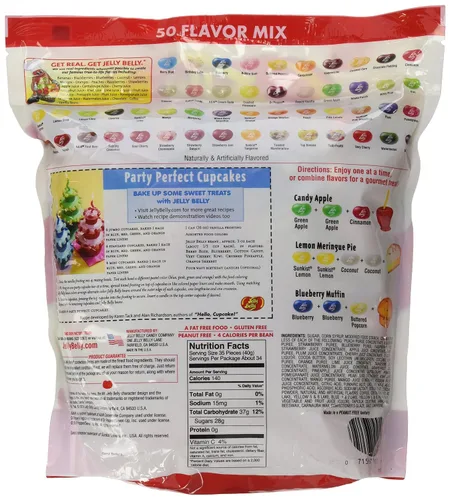 Vista 2 de Jelly Belly Jelly Beans, Gomitas, 3 libras.