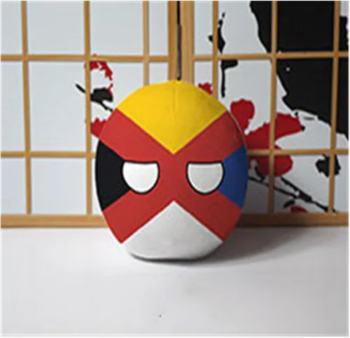 Vista 55 de Polandball Countryballs Muñeco de peluche Ucrania España Hungría Portugal Rumanía Grecia Austria México Polonia Ball (15,3.8 pulgadas)