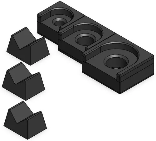 Vista 46 de Kit Organizador de Trinquete MagAttach (1/2", Negro/Negro)