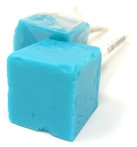 Vista 14 de Chupetas de Caramelo Duro en Cubo: Paquete de Chupetas con Sabor Envueltas Individualmente por Espeez - Paletas Cuadradas de Fiesta Estilo Antiguo