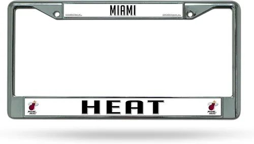 Vista 19 de Rico Industries NBA Basketball Premium 12" x 6" Chrome Frame with Plastic Inserts - Car/Truck/SUV Automobile Accessory