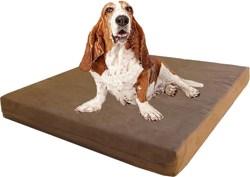 Vista 35 de Dogbed4less Cama de espuma de memoria para perros, ortopédica, con gel refrescante, forro impermeable con funda exterior duradera lavable
