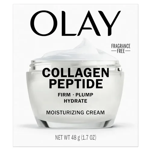 Vista 13 de Olay Regenerista Péptido de colágeno 24 Hidratante de cara con vitamina B3, Fragancia Gratis, 1.7 oz + Látigo Rostro Hidratante Viaje