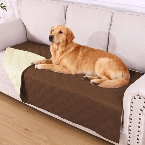 Vista 21 de hyha - Manta impermeable para cama de perro, mantas suaves para mascotas, funda impermeable para sofá para perros, fundas reversibles lavables