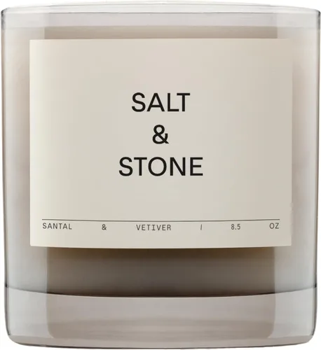 Vista 5 de Salt & Stone Vela perfumada de mezcla de coco y soja, azafrán y cedro, 8.5