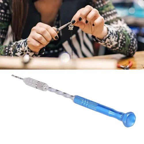 Vista 2 de Broca de joyería resistente taladro de mano con taladro para carpintería modelado fabricación de herramientas