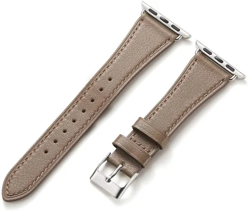 Vista 30 de HANDODO Italian Genuine Leather Band Women for Apple Watch Series 11 10 9 8 7 6 5 4 3 2 1 SE SE2 Ultra 2/3, SGS Certified Dressy Bracelet Cute Strap
