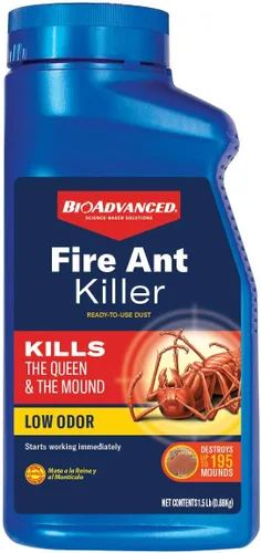 Vista 10 de Bayer Advanced 502832 Fire Ant Killer Dust veneno para hormigas, 16 onzas Mata a la reina - Destruye hasta 130 montículos - Asesino de hormigas al