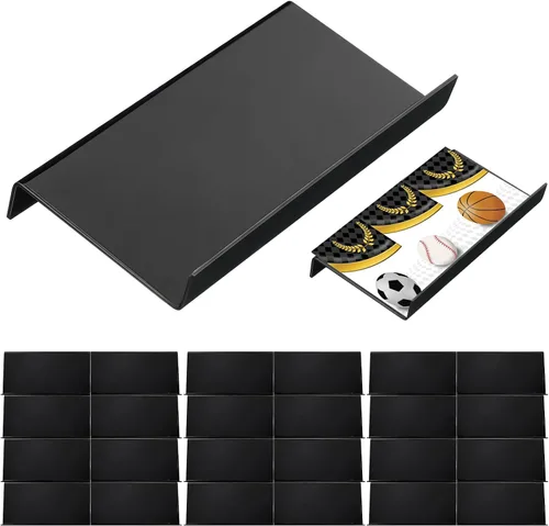 Vista 20 de Yalikop 10 soportes para tarjetas coleccionables para vitrina, hueco Elevadores modulares de acrílico de la exhibición para el juego de mesa