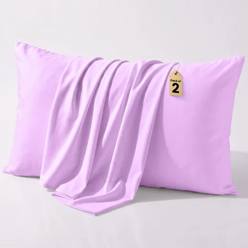 Vista 28 de COTTON STICH Juego de 2 fundas de almohada para niños pequeños, mini fundas de almohada de algodón de 600 hilos, fundas de almohada suaves y ligeras