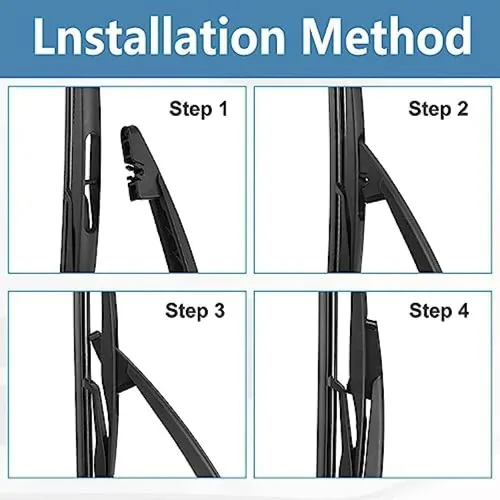 Vista 6 de 16"Rear Wiper Arm Blade kit Replacement, For Opel Zafira 1999-2005 Rear Wiper Blade Wiper Arm
