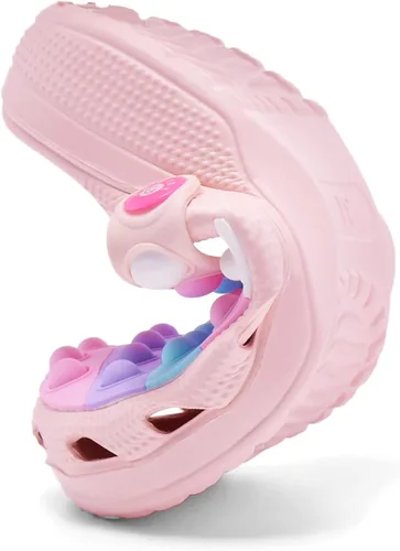 Vista 5 de Zuecos para niños y niñas zapatos de jardín sin cordones sandalias ligeras para interiores y exteriores pantuflas de playa