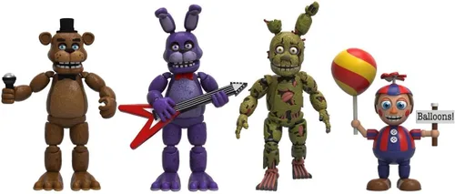 Vista 2 de Paquete de 4 figuras de "Five Nights at Freddy's" (set 2) 2 pulgadas de Funko