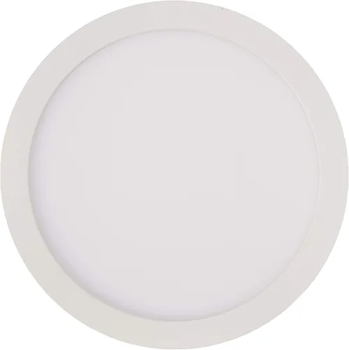 Vista 2 de Bulbrite Lámpara de techo LED redonda de montaje empotrado de 7 pulgadas, 60 vatios, color blanco