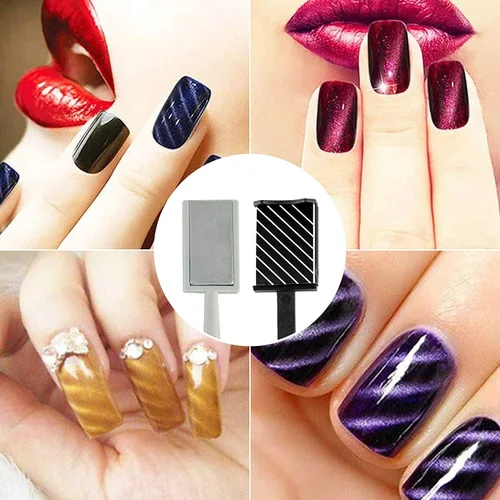 Vista 4 de Ideal Swan Juego de herramientas de esmalte de uñas con imán de 11 piezas