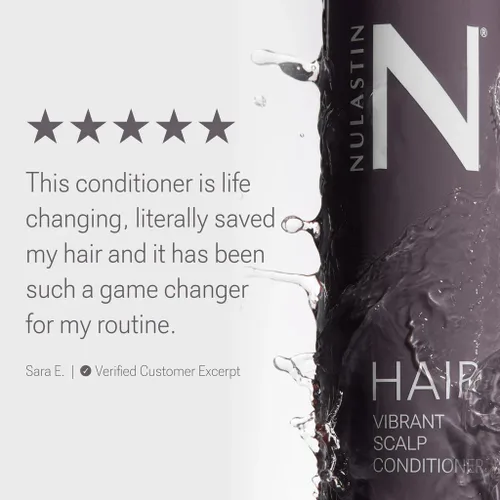 Vista 5 de NULASTIN Acondicionador vibrante para el cabello para el cuero cabelludo, acondicionador voluminizador para cabello fino, apoya la apariencia