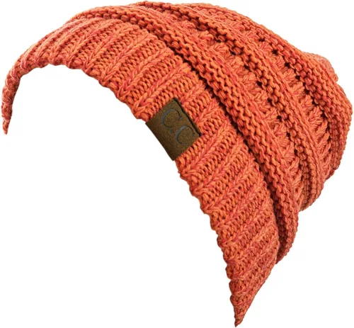 Vista 3 de NYFASHION101 Unisex Multicolor Warm Cable Knit Thick Beanie Cap