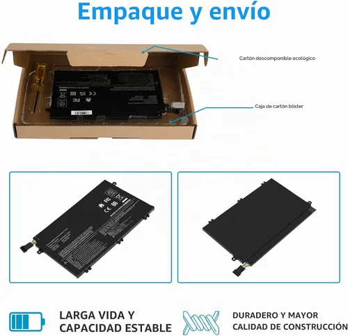 Vista 8 de Fancy Buying 01AV445 01AV448 L17L3P51 Batería para Lenovo ThinkPad E480 E490 E485 E495 E580 E585 E590 E595 E14 E15 Series SB10K97606 SB10K97608