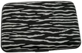 Vista 8 de Hifuler Portatarjetas de crédito de aluminio RFID con bloqueo de aluminio, práctico portatarjetas bancarias, tarjeta de identificación, tarjeta