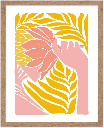 Vista 59 de Poster Master Póster de gato – Estampado floral retro – Arte de flores – Arte colorido de gato – Arte bohemio chic – Arte abstracto genial – Arte