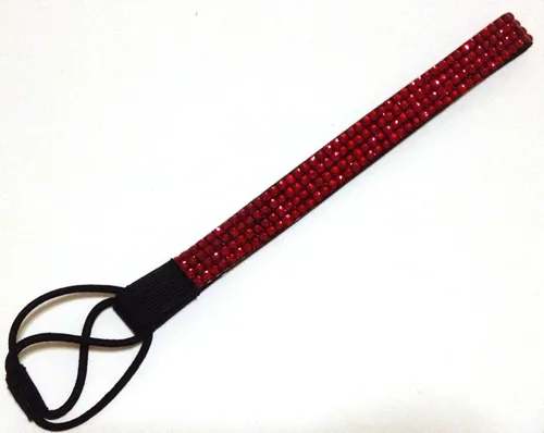 Vista 12 de WigsPedia Diadema elástica de cristal con diamantes de imitación, 4 filas, banda elástica para el cabello para mujer (verde bosque)