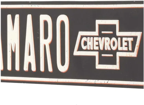 Vista 4 de Open Road Brands Letrero de metal en relieve con logotipo rojo y gris de Dodge, un producto con licencia oficial, gran adición para añadir lo que
