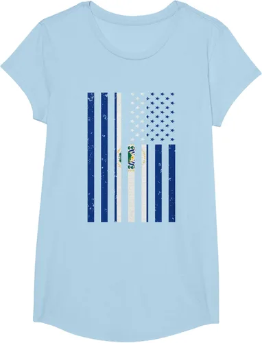 Vista 15 de El Salvador Shirt - El Salvador USA America Flag Men Women T-Shirt