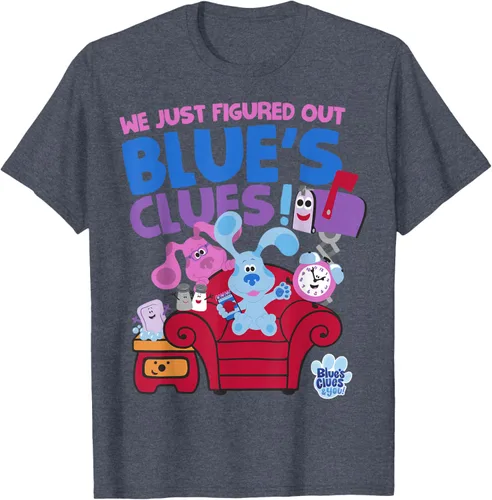 Vista 65 de Blue's Clues & You Group Shot Just Figured Out Blue's Clues Camiseta Negro