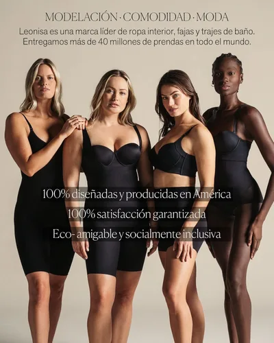 Vista 6 de Leonisa Sculpting Tummy Control Body Shaper para mujer - Body Shapewear