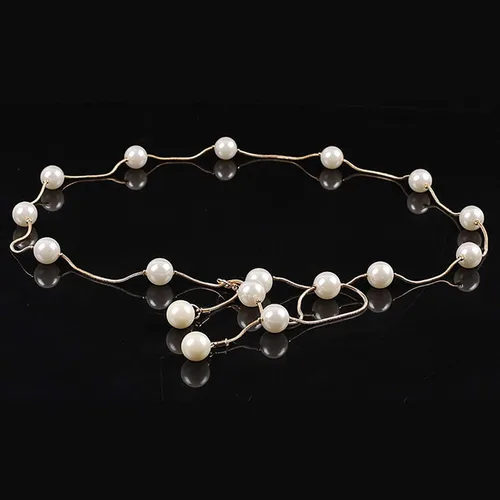 Vista 7 de Cinturones de cadena de moda para mujer, cadena de cintura con diamantes de imitación para vestido, cinturón automático con hebilla