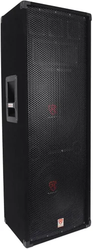 Vista 8 de Rockville RSG8 - Altavoz PA pasivo DJ/Pro de 2 vías y 8 ohmios de 300 W, montaje en poste, woofer de 8" + tweeters duales de 3", SpeakON y entradas