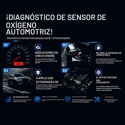 Vista 9 de 2 pares de sensores de O2 aguas arriba y aguas abajo de repuesto para Chevy 2012-2008 Silverado 2500 HD, 2014-2008 Silverado 3500 HD, 2015-2010
