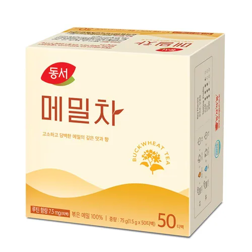 Vista 3 de Té coreano Dong Suh (50 bolsas) (trigo sarraceno)