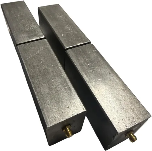 Vista 5 de JM Steel - Bisagra rectangular cuadrada de 6 pulgadas, soldadura, resistente, en barril de rodamiento de bolas de acero (par)