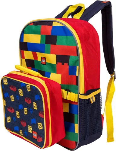 Vista 3 de LEGO Lego - Juego de mochila clásica para niños, juego de mochila de 2 piezas, juego de mochila para el regreso a la escuela, kit de mochila