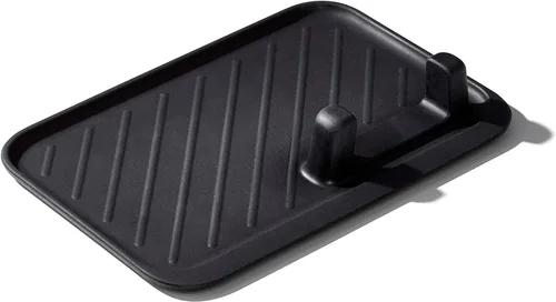 Vista 8 de OXO Good Grips - Herramientas de asar a la parrilla, reposo, color negro