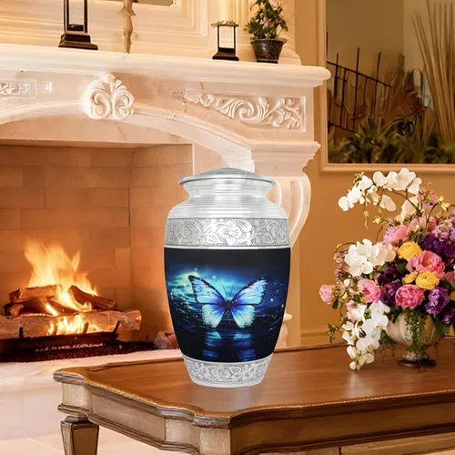 Vista 7 de NANIURN Urna para cenizas para adultos, hombres y mujeres, urnas de cremación para cenizas humanas, hombres y mujeres adultos, urnas funerarias