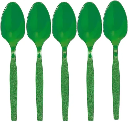 Vista 16 de Fun Express - Cucharas de plástico negras (50 piezas) - Suministros para fiestas - Vajilla sólida - Cubiertos - 50 piezas